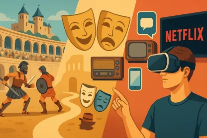 Эволюция развлечений: от античных амфитеатров до Netflix